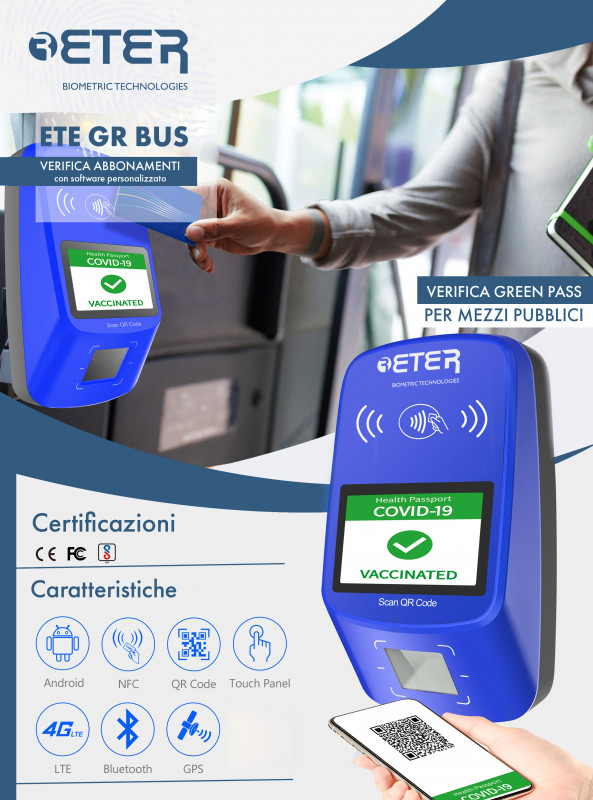 Eter Biometric Technologies presenta ETE GR BUS