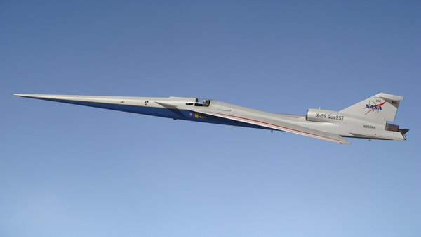 NASA X-59 QueSST, l'aereo a basso impatto rumoroso