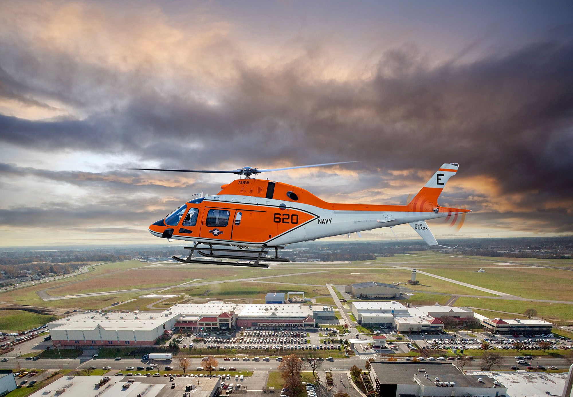 Leonardo consegna il primo elicottero TH-73A alla U.S. Navy